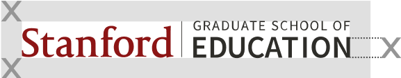 Stanford Graduate School of Education signature (horizontal full color with spacers)