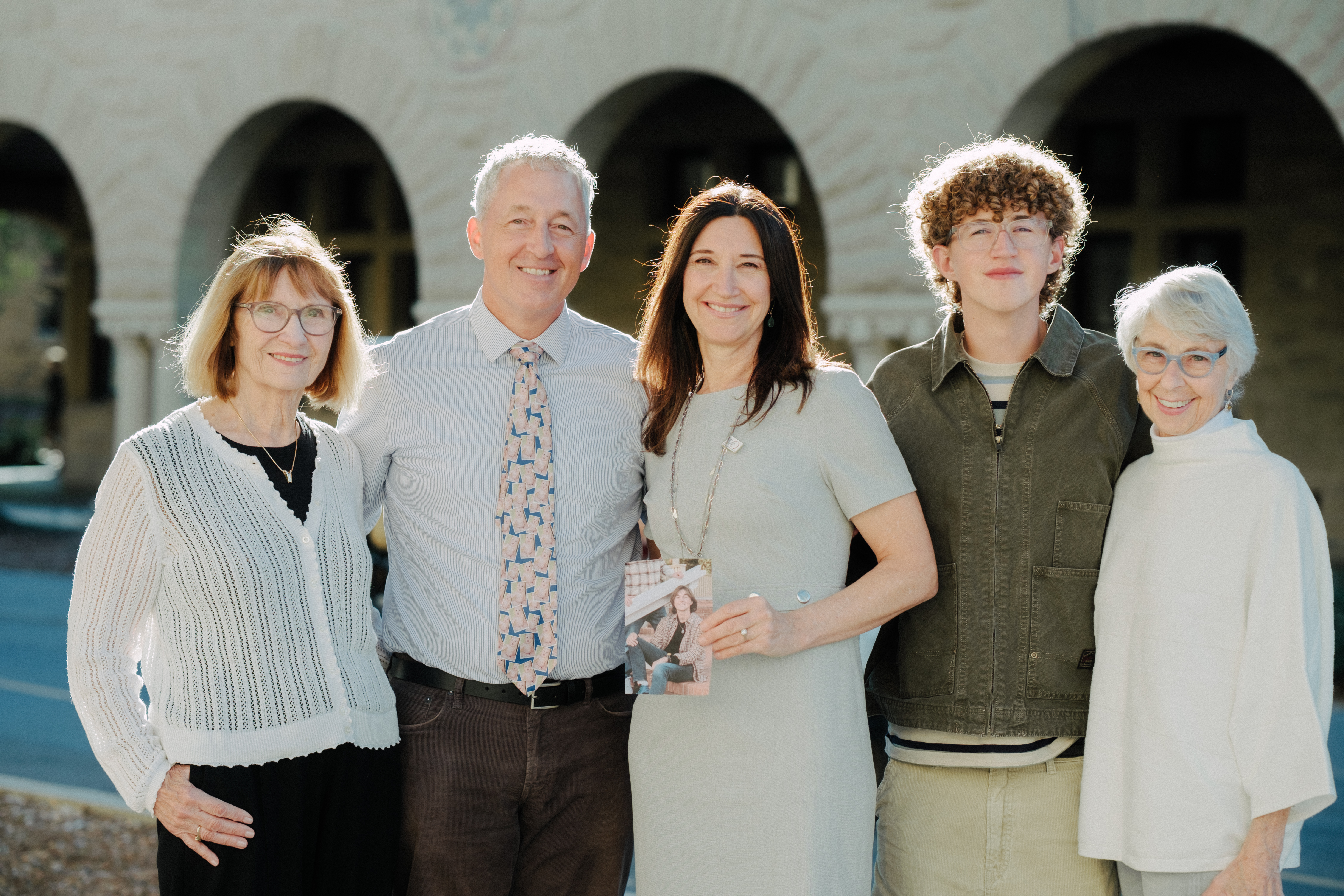 Photo of Laura Evans and family