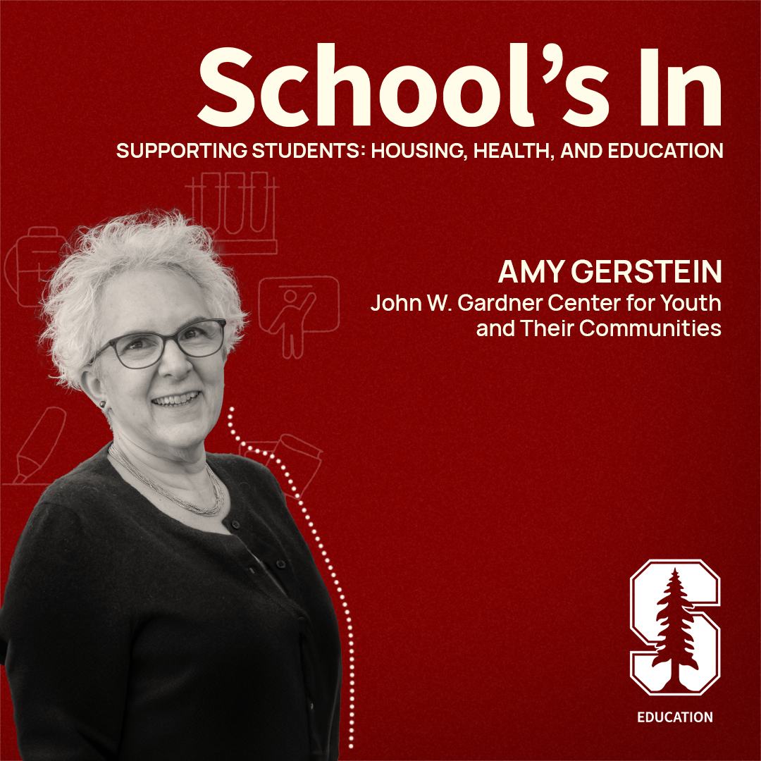 Amy Gerstein is the executive director of the John W. Gardner Center for Youth and Their Communities.