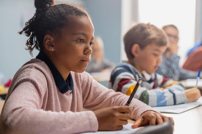 Photo of kids in a classroom