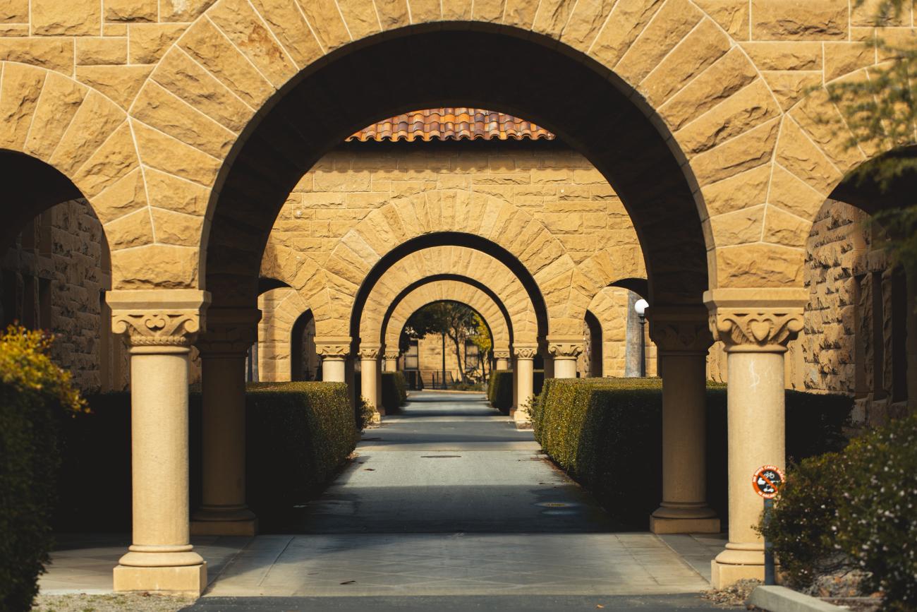 Building archway.