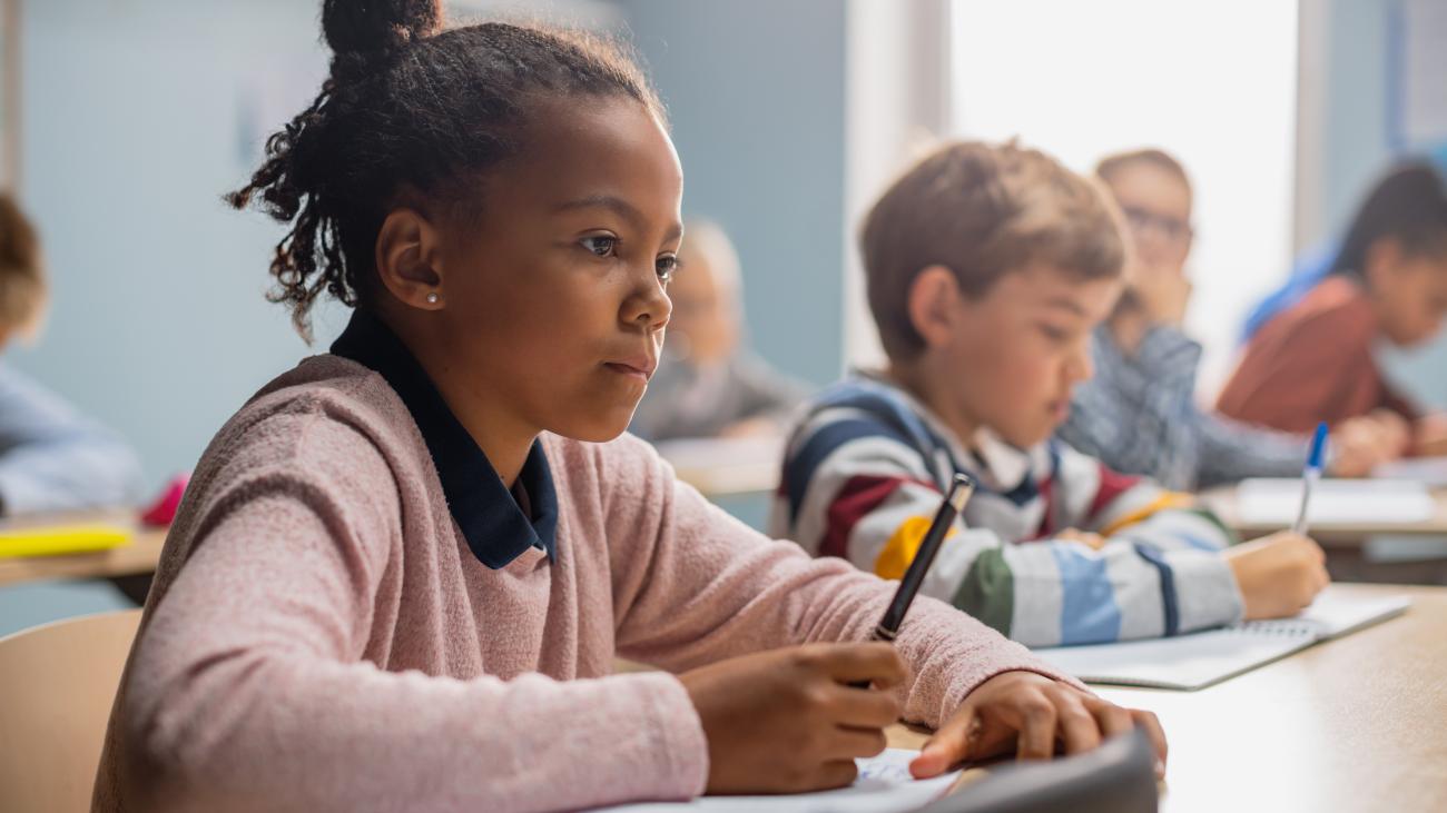 Photo of kids in a classroom