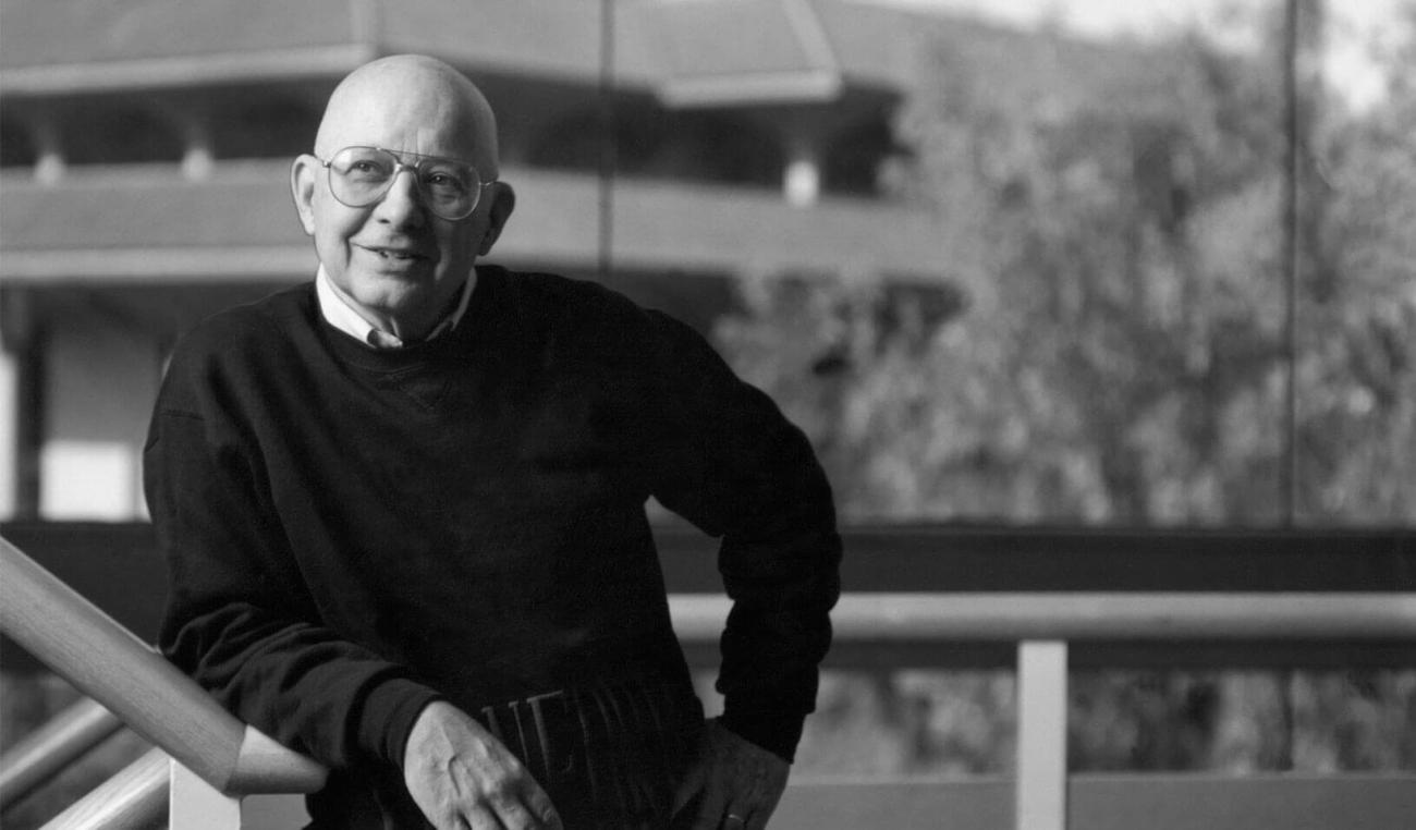 James March held professorships at Stanford's Graduate School of Education, Graduate School of Business and School of Humanities and Sciences. (Photo courtesy of Stanford GSB) James March held professorships at Stanford Graduate School of Business, Graduate School of Education, and School of Humanities