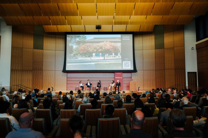 Attendees at the 87th annual Cubberley Lecture included students, teachers and community members. (Photo: Ryan Zhang)