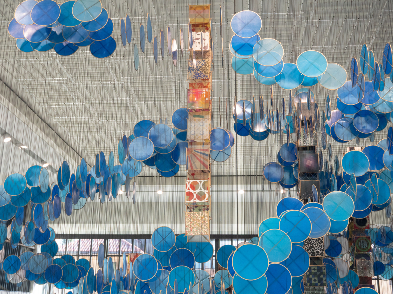 Overall, the kites represent play and possibility, and a mix of culture, history, and knowledge. (Photo: Joleen Richards)