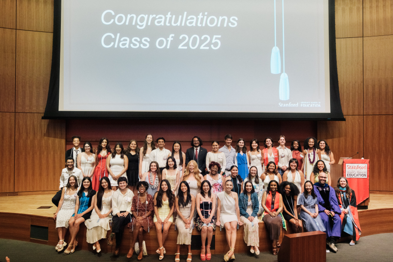 Nearly 50 Stanford undergraduates completed a minor or honor’s thesis in education this year. (Photo: Ryan Zhang)