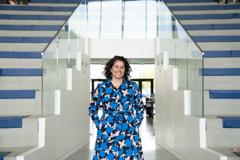 Kelly Sortino, MA/MBA ’08, head of school at Crystal Springs Uplands Schools, a college preparatory school in the San Francisco Bay Area  (Photo: Brian Klemm)