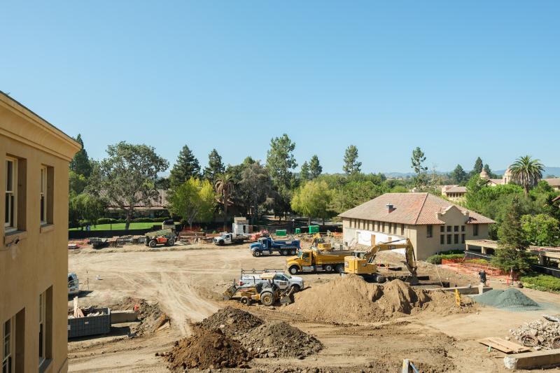 The project includes the renovation of two historic structures and the construction a new building. (Photo: Ryan Zhang)