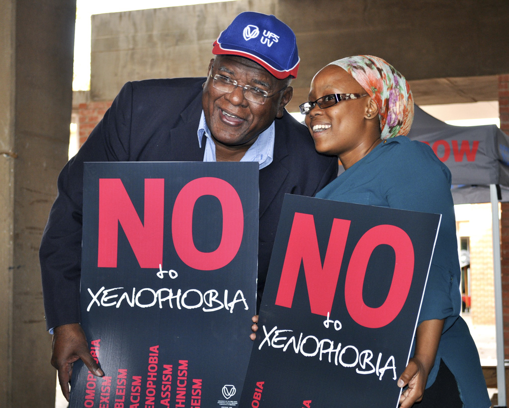 Jonathan Jansen encourages students to hold events against racism, sexism, homophobia and other forms of prejudice.