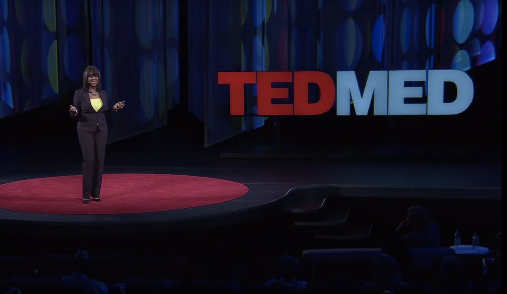 Carla Pugh speaking at TEDMED conference