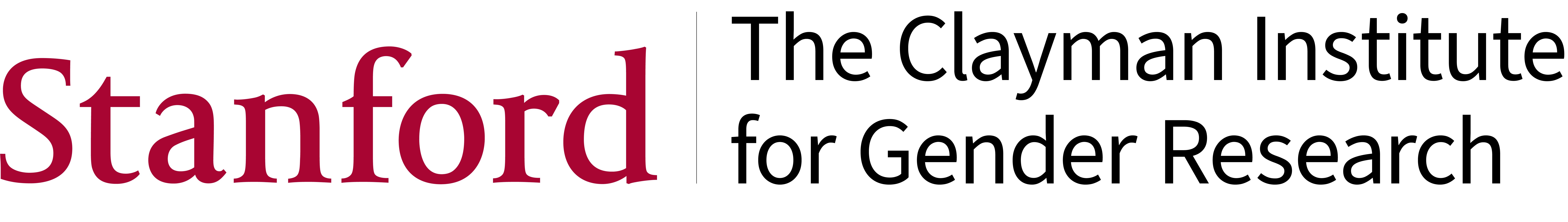 Logo of Stanford Clayman Institute for Gender Research