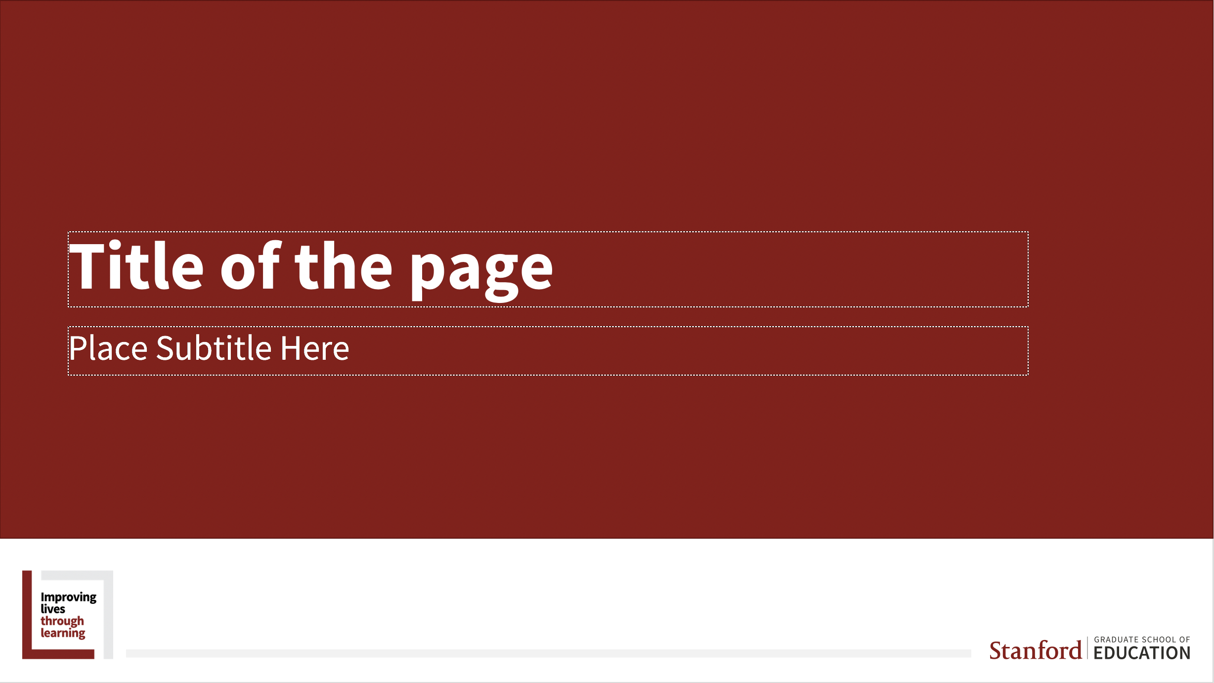 PowerPoint with ILTL logos