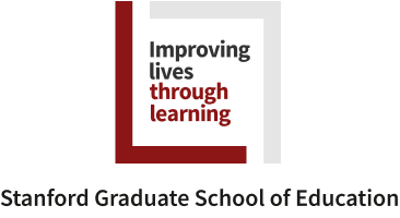 Improving lives through learning signature (full color) with the words Stanford Graduate School of Education below