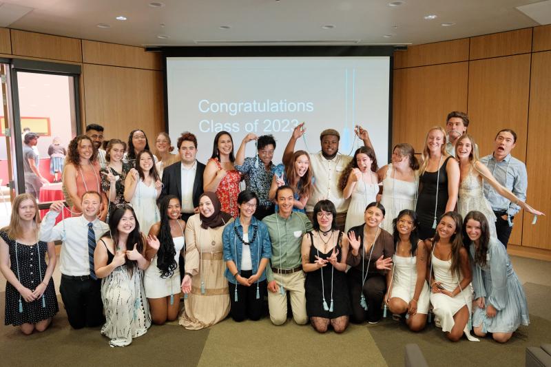UP@GSE students graduating with their honor cords in 2023. (Photo: Ryan Zhang)