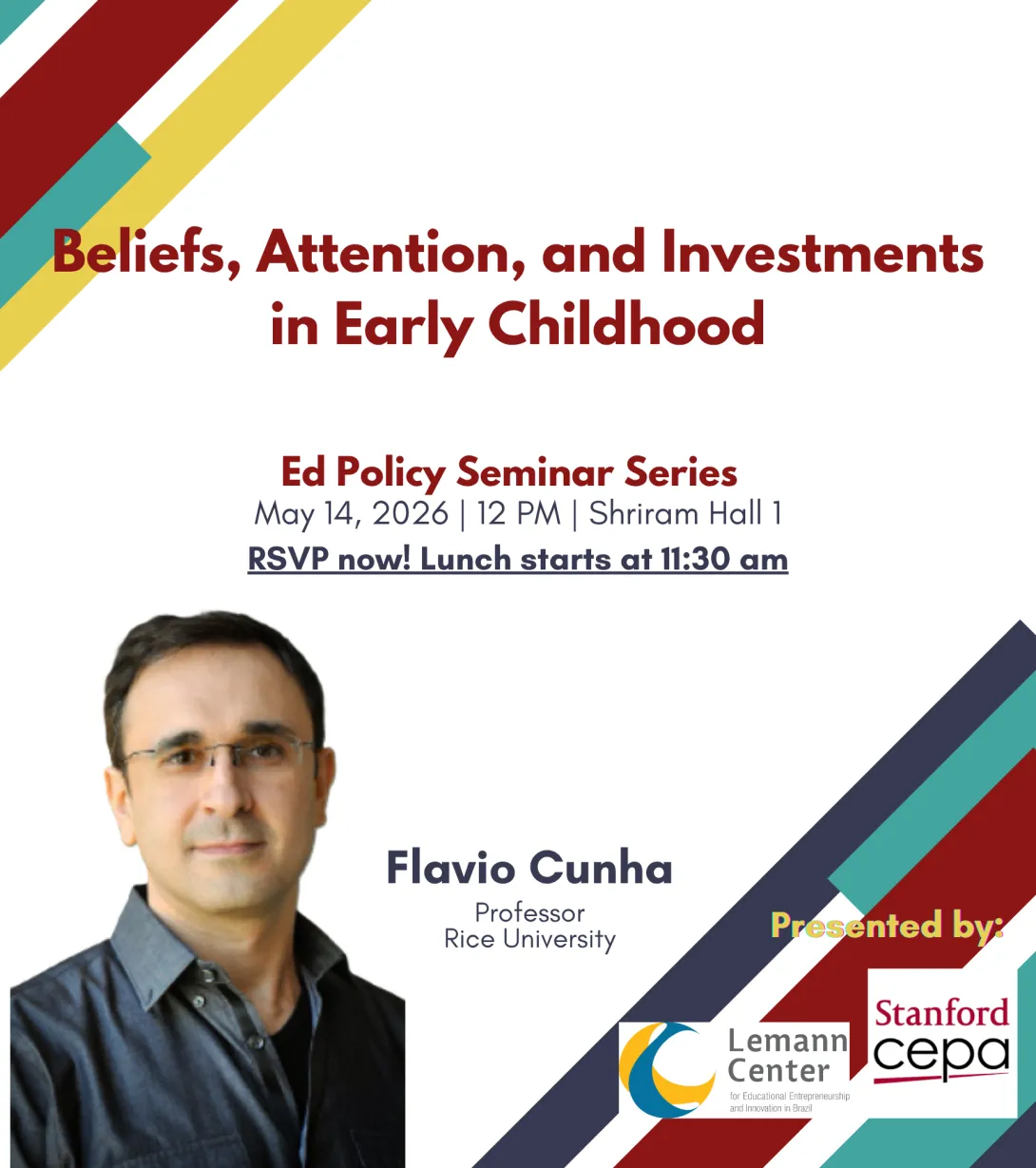 Ed Policy Seminar Series: Flavio Cunha